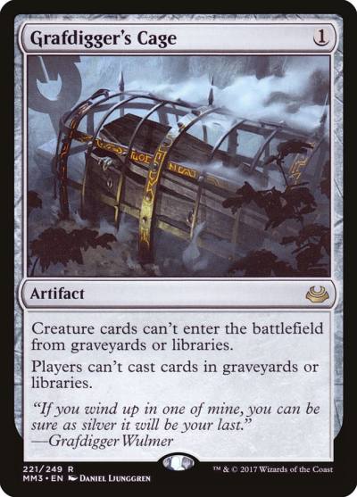 Grafdigger's Cage MM3-221 Modern Masters 2017 Magic card