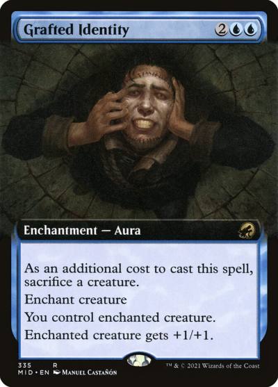 Grafted Identity MID-335 Innistrad: Midnight Hunt Magic card