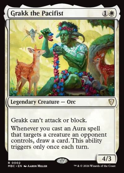 Grakk the Pacifist MBC-2 Mystery Booster Commander Edition Magic card