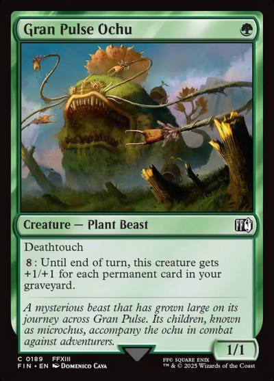 Gran Pulse Ochu 189 Final Fantasy Magic card
