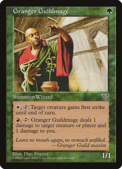 Granger Guildmage 220 Mirage Magic card