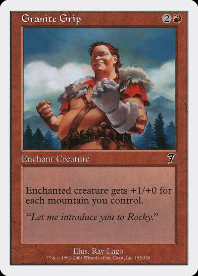 Granite Grip 7ED-195 Seventh Edition Magic card