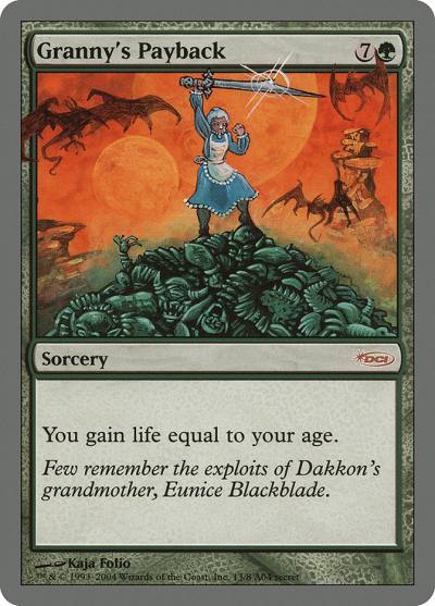 Granny's Payback PAL04-13 Arena League 2004 Magic card