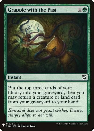 Grapple with the Past PLST-C18-148 The List Magic card