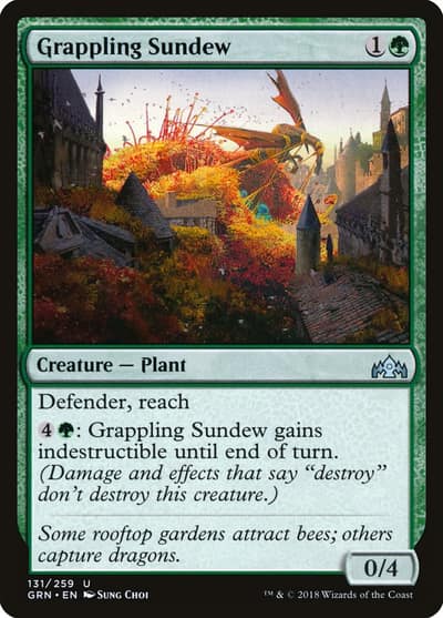 Grappling Sundew GRN-131 Guilds of Ravnica Magic card