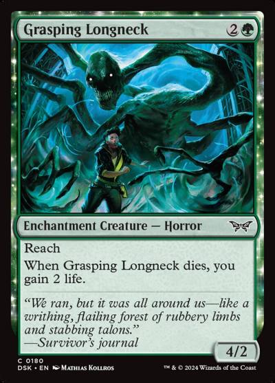 Grasping Longneck 180 Duskmourn: House of Horror Magic card