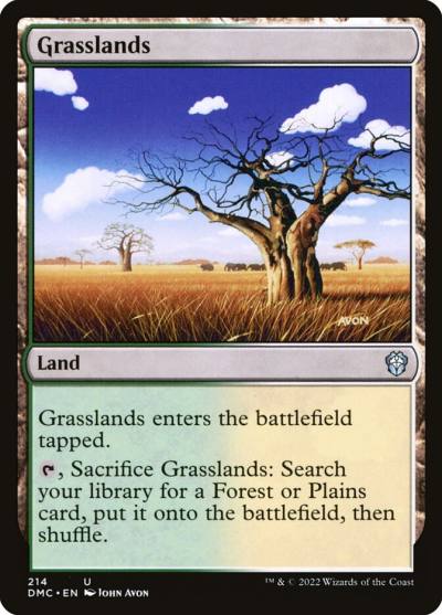 Grasslands DMC-214 Dominaria United Commander Magic card