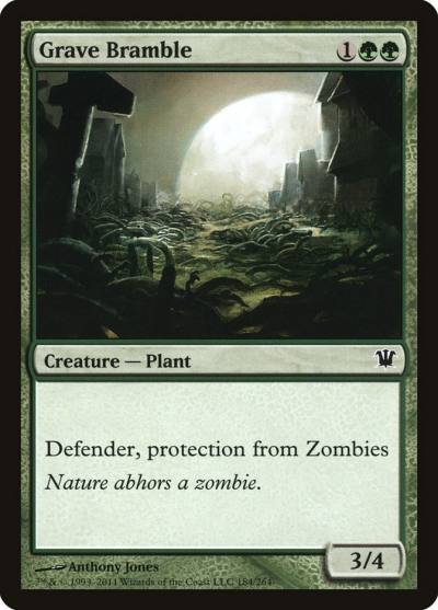 Grave Bramble ISD-184 Innistrad Magic card