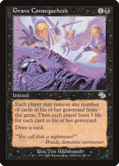 Grave Consequences JUD-67 Judgment Magic card