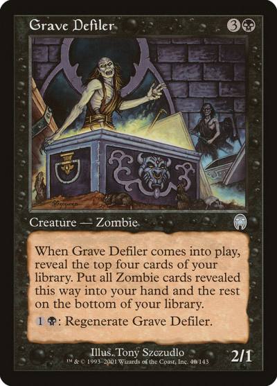 Grave Defiler 40 Apocalypse Magic card