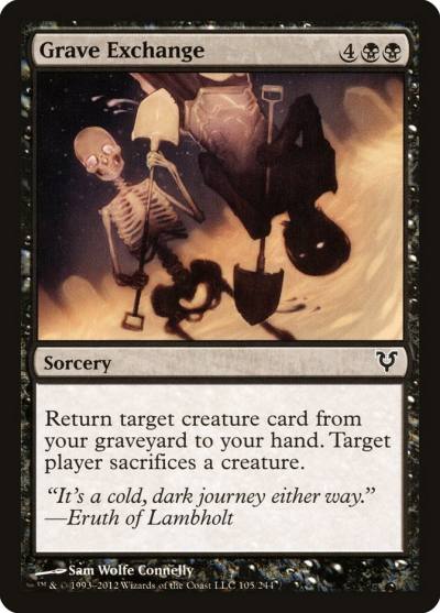 Grave Exchange AVR-105 Avacyn Restored Magic card