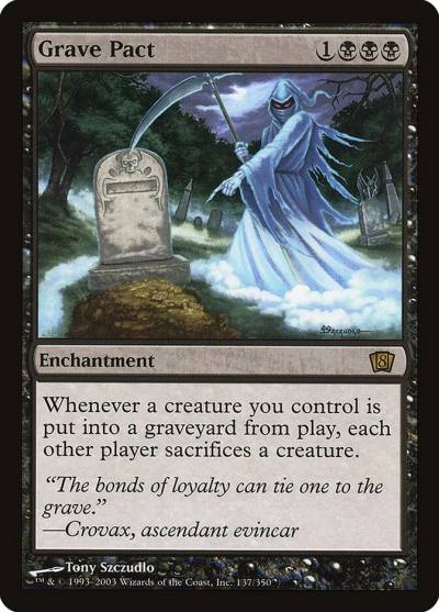 Grave Pact 8ED-137STAR Eighth Edition Magic card