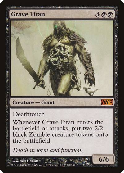 Grave Titan M12-98 Magic 2012 Magic card