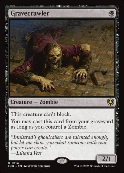 Gravecrawler INR-114 Innistrad Remastered Magic card