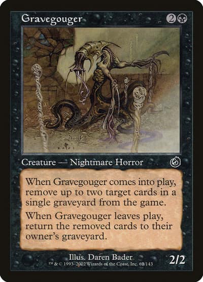 Gravegouger 62 Torment Magic card