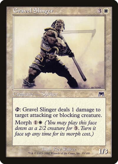 Gravel Slinger 33 Onslaught Magic card