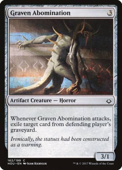 Graven Abomination HOU-162 Hour of Devastation Magic card