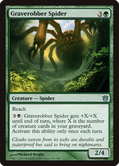 Graverobber Spider 122 Born of the Gods Magic card
