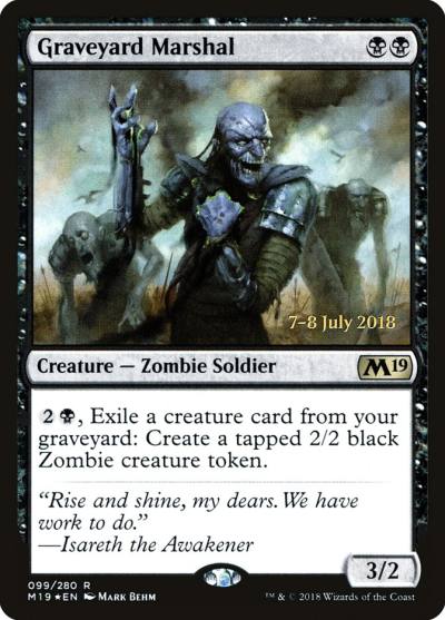 Graveyard Marshal PM19-99S Core Set 2019 Promos Magic card