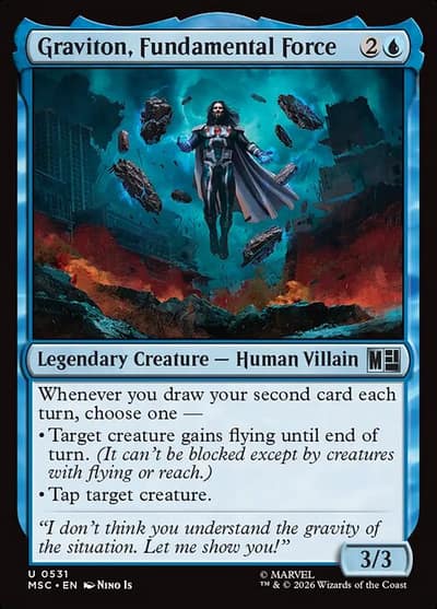 Graviton, Fundamental Force 531 Marvel Super Heroes Commander Magic card