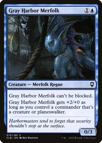 Gray Harbor Merfolk 75 Commander Legends: Battle for Baldur's Gate Magic card