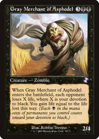 Gray Merchant of Asphodel TSR-323 Time Spiral Remastered Magic card