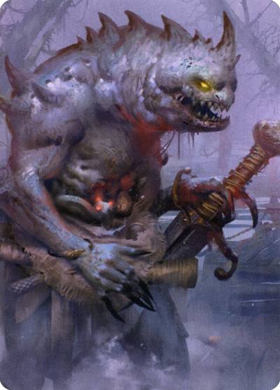 Gray Slaad // Gray Slaad ACLB-15 Battle for Baldur's Gate Art Series Magic card