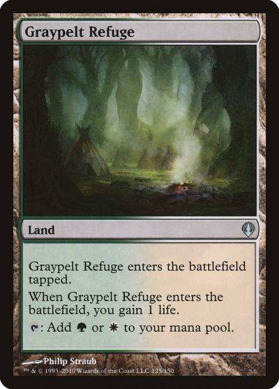 Graypelt Refuge ARC-125 Archenemy Magic card