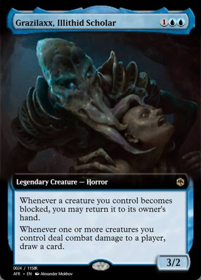 Grazilaxx, Illithid Scholar PRM-92664 Magic Online Promos Magic card
