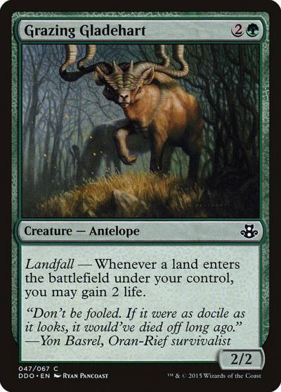 Grazing Gladehart DDO-47 Duel Decks: Elspeth vs. Kiora Magic card