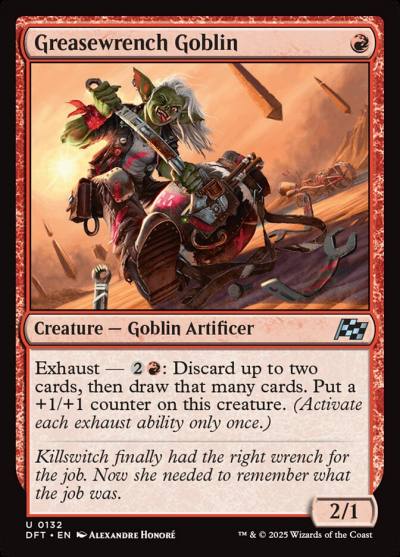 Greasewrench Goblin DFT-132 Aetherdrift Magic card