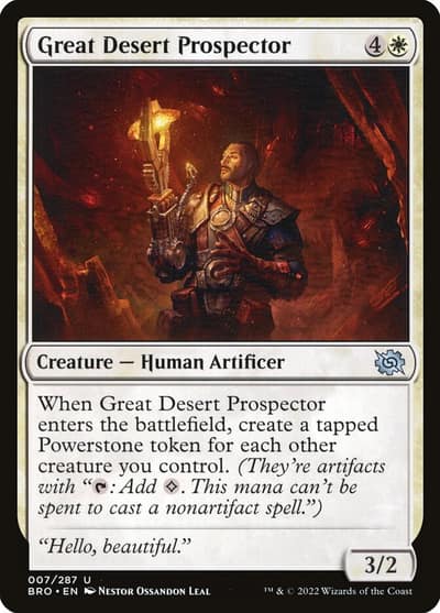 Great Desert Prospector 7 The Brothers' War Magic card