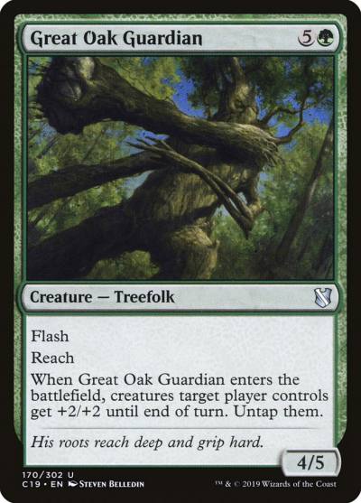 Great Oak Guardian C19-170 Commander 2019 Magic card