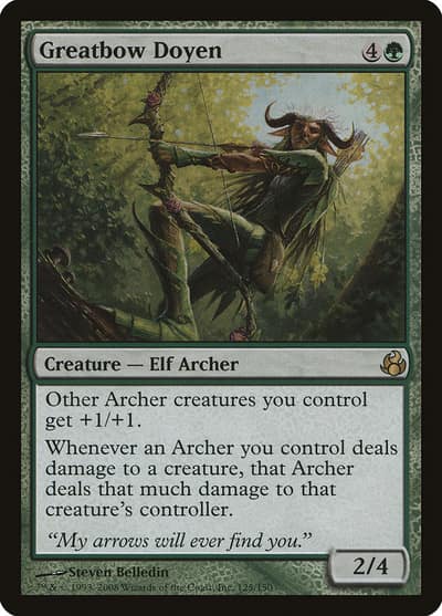 Greatbow Doyen 125 Morningtide Magic card
