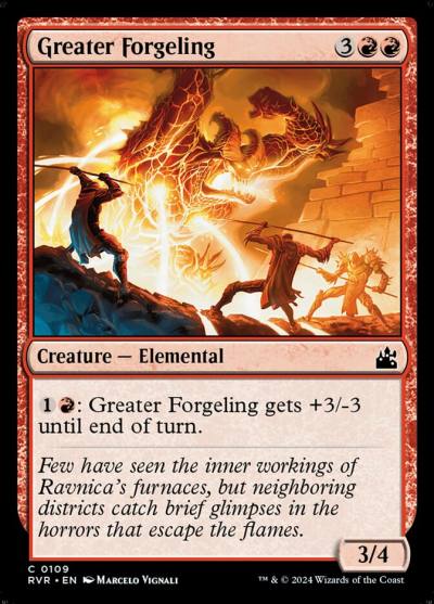 Greater Forgeling RVR-109 Ravnica Remastered Magic card