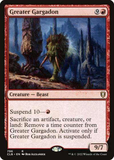 Greater Gargadon CLB-796 Commander Legends: Battle for Baldur's Gate Magic card