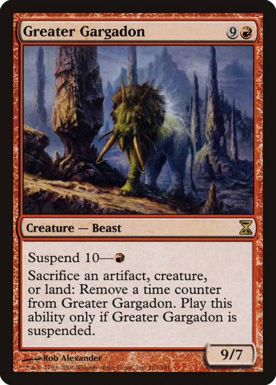 Greater Gargadon TSP-161 Time Spiral Magic card