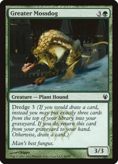 Greater Mossdog DDJ-59 Duel Decks: Izzet vs. Golgari Magic card