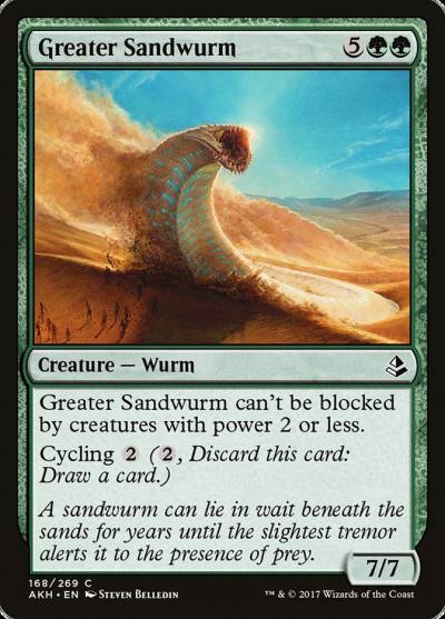 Greater Sandwurm AKH-168 Amonkhet Magic card