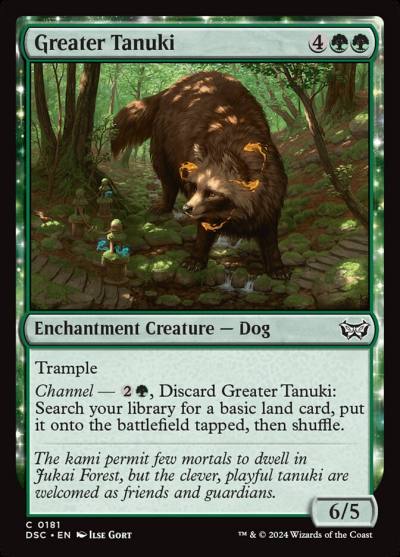 Greater Tanuki DSC-181 Duskmourn: House of Horror Commander Magic card