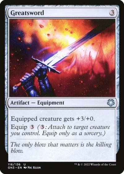 Greatsword GN3-116 Game Night: Free-for-All Magic card