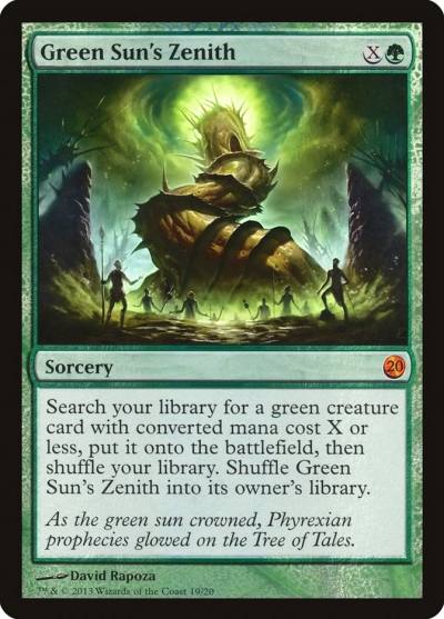 Green Sun's Zenith V13-19 From the Vault: Twenty Magic card