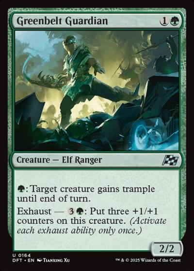 Greenbelt Guardian DFT-164 Aetherdrift Magic card