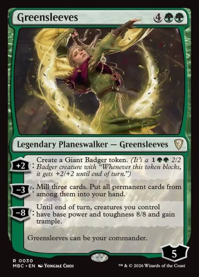 Greensleeves MBC-30 Mystery Booster Commander Edition Magic card