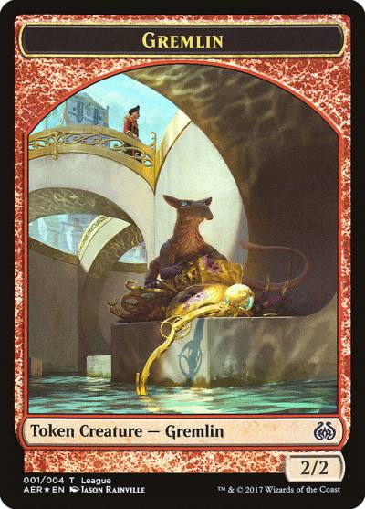 Gremlin // Energy Reserve L17-1 League Tokens 2017 Magic card