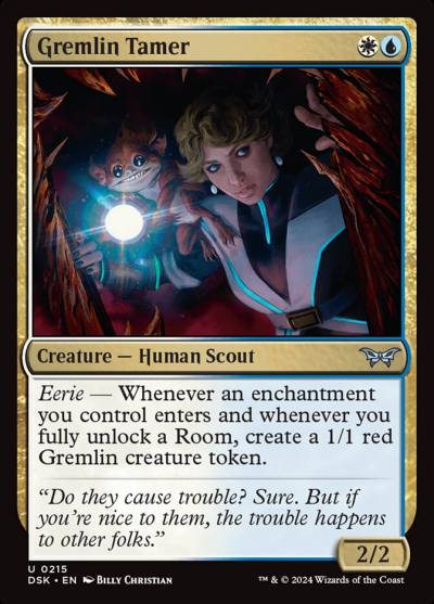 Gremlin Tamer 215 Duskmourn: House of Horror Magic card