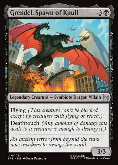 Grendel, Spawn of Knull SPE-9 Marvel's Spider-Man Eternal Magic card