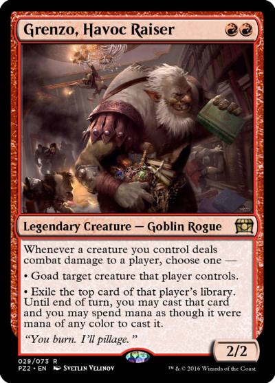 Grenzo, Havoc Raiser PZ2-29 Treasure Chest Magic card