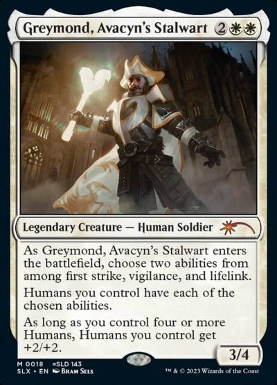 Greymond, Avacyn's Stalwart SLX-18 Universes Within Magic card