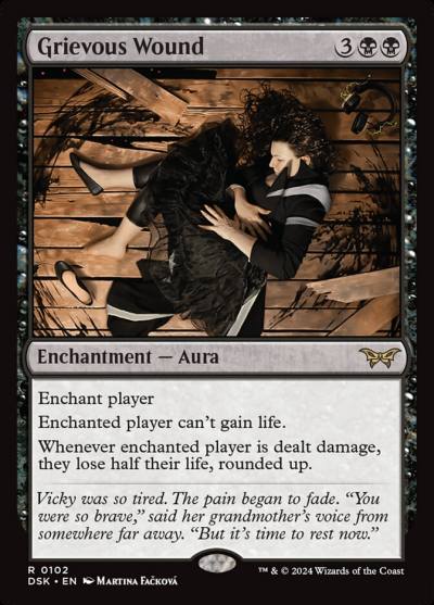 Grievous Wound DSK-102 Duskmourn: House of Horror Magic card